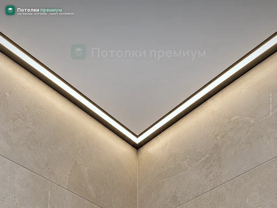 Угол-шеврон в санузле