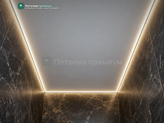 Туалет с парящим контуром