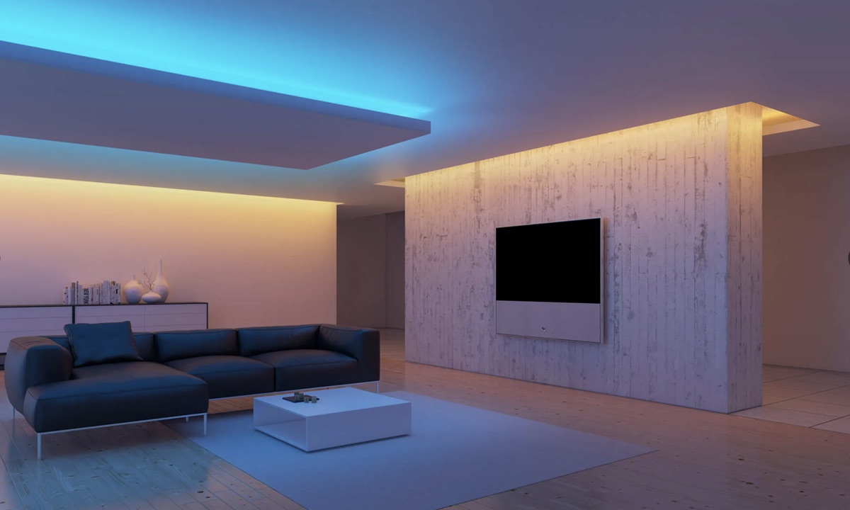 Парящий потолок с LED-подсветкой